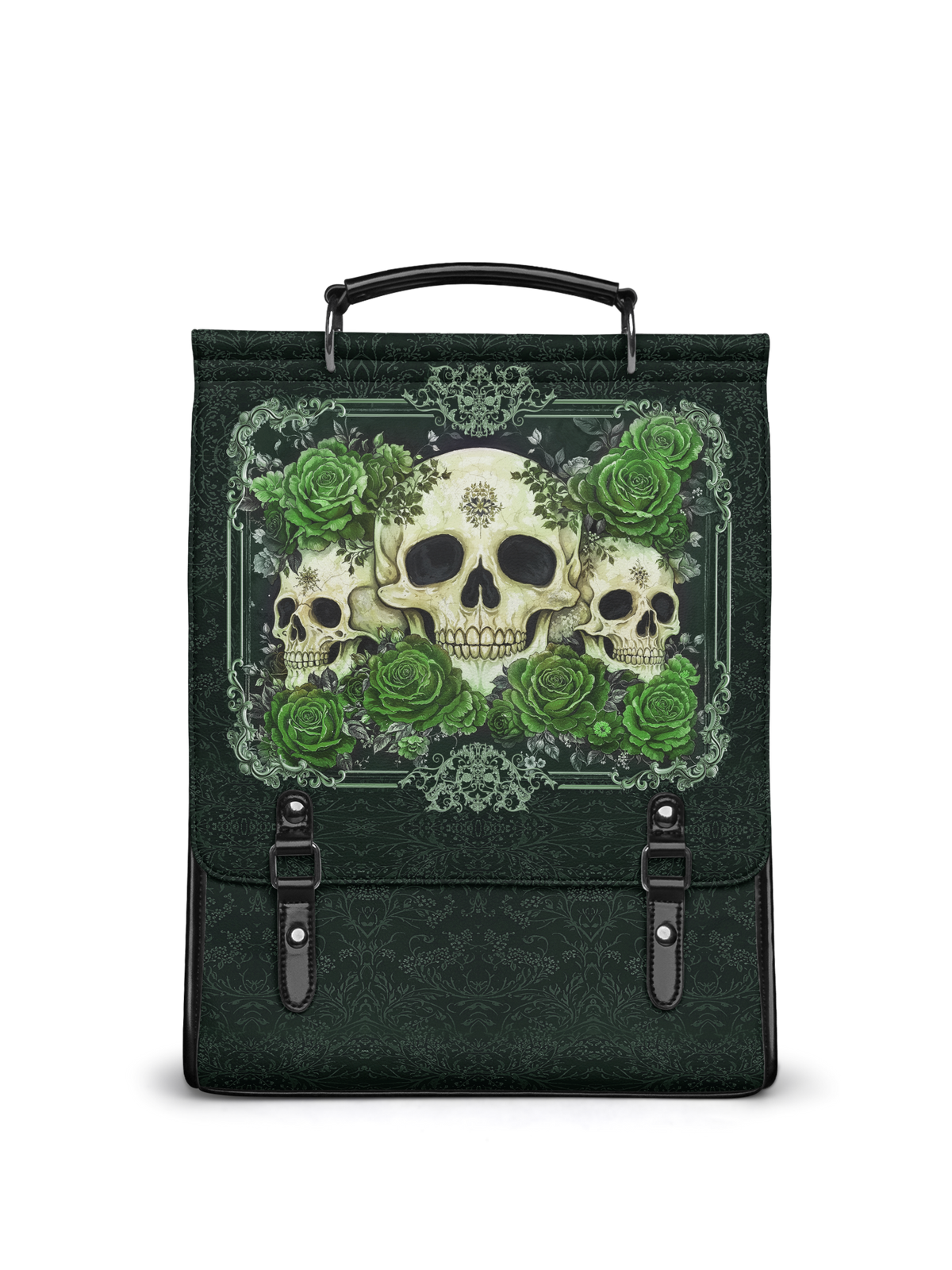 "Bloodrose" Poison Ivy Leather Backpack SPOOKY DEAL