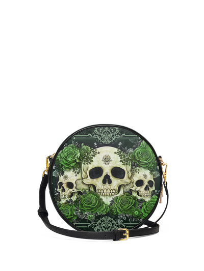 "Bloodrose" Poison Ivy Circle Crossbody Bag