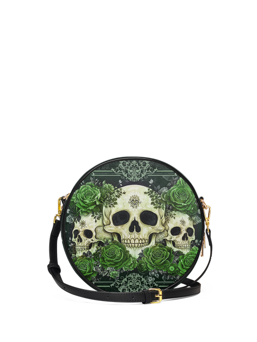 "Bloodrose" Poison Ivy Circle Crossbody Bag