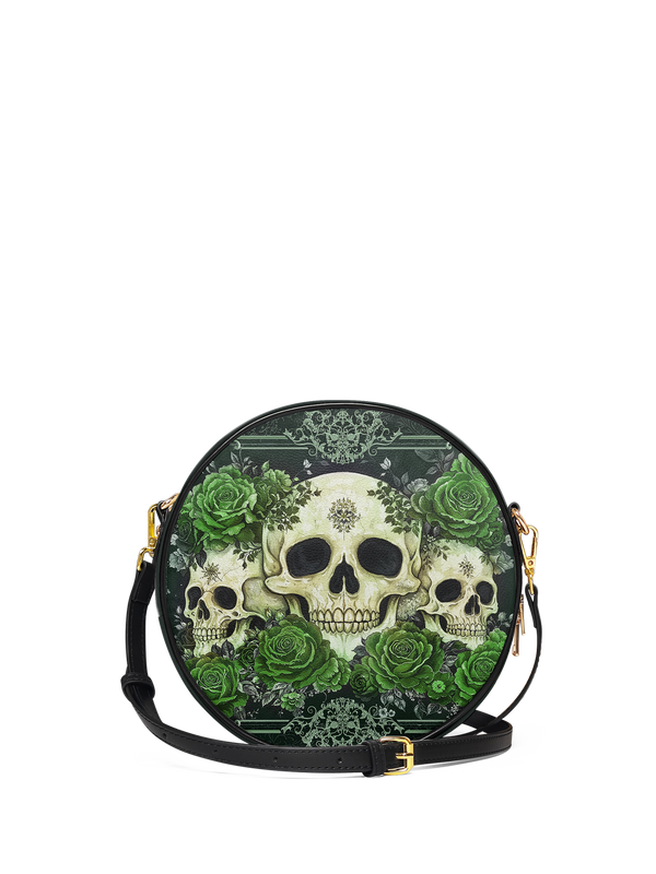 "Bloodrose" Poison Ivy Circle Crossbody Bag