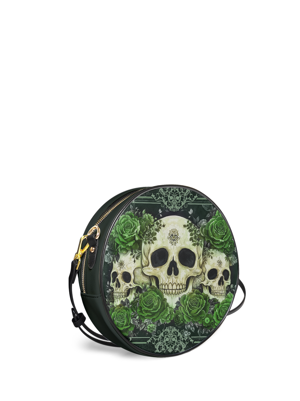 "Bloodrose" Poison Ivy Circle Crossbody Bag