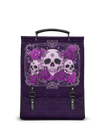 "Bloodrose" Poison Plum Leather Backpack