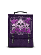 "Bloodrose" Poison Plum Leather Backpack