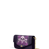 "Bloodrose" Poison Plum Envelope Chain Crossbody Bag