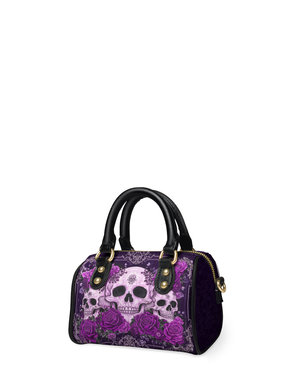 "Bloodrose" Poison Plum Mini Satchel