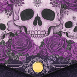"Bloodrose" Poison Plum Envelope Chain Crossbody Bag
