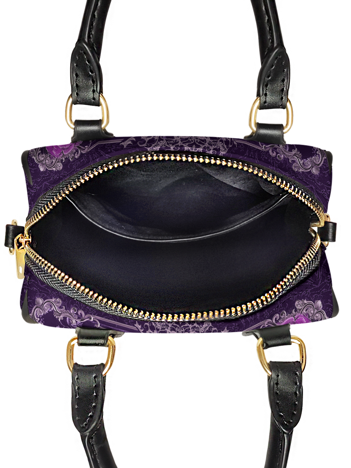"Bloodrose" Poison Plum Mini Satchel