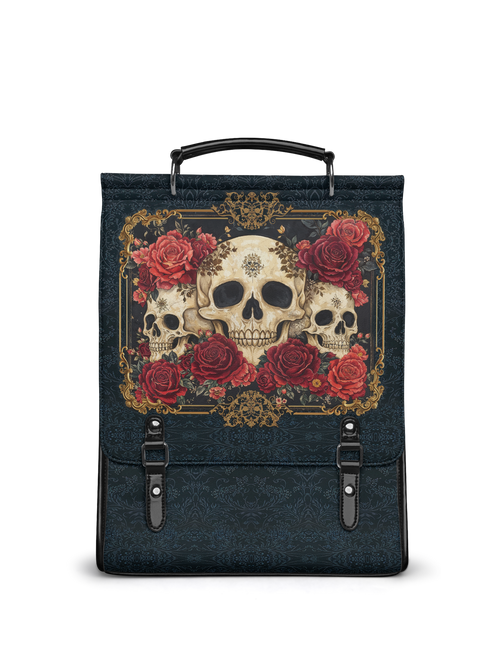 "Bloodrose" Leather Backpack
