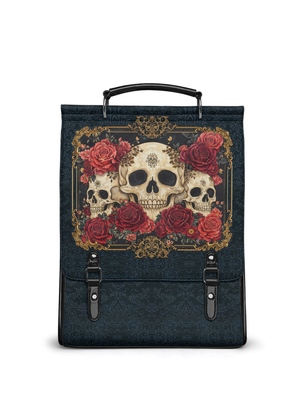 "Bloodrose" Leather Backpack