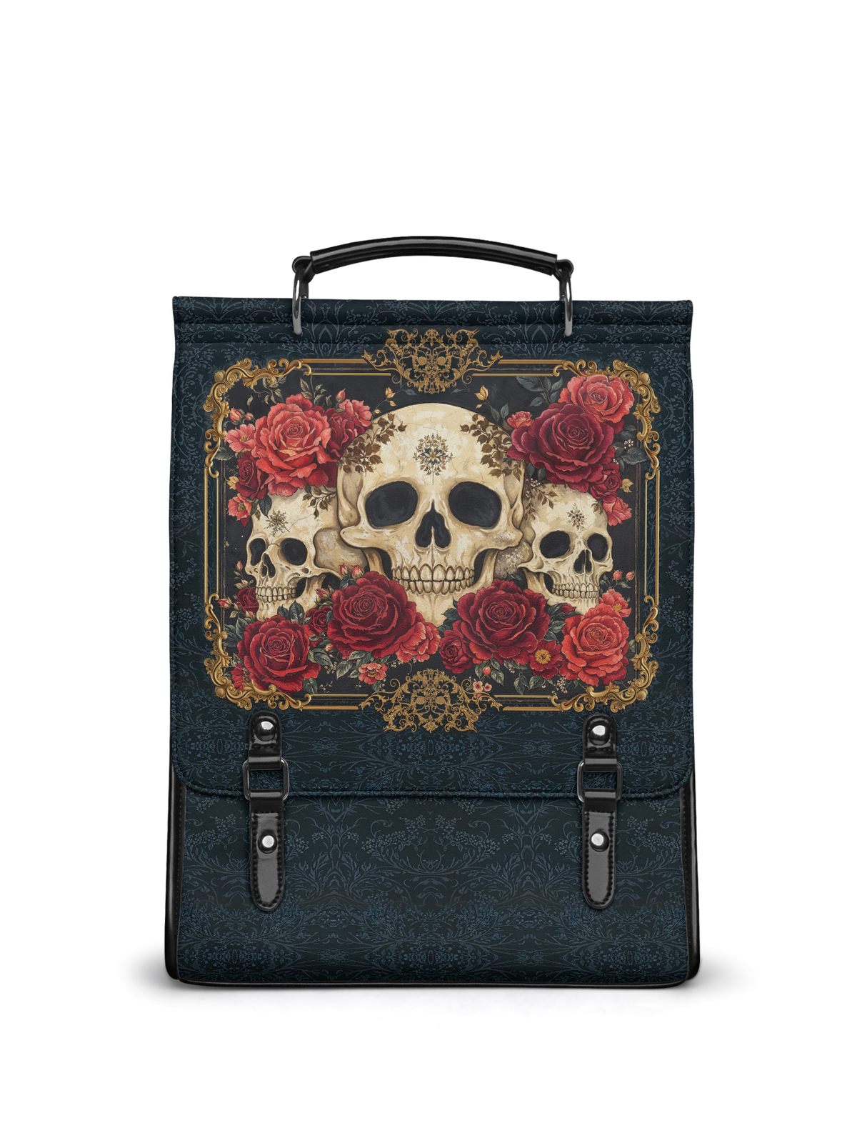 "Bloodrose" Leather Backpack SPOOKY DEAL