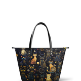 "Lunacat" Leather Tote Bag