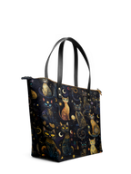 "Lunacat" Leather Tote Bag