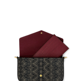 "Deathmark" Envelope Chain Crossbody Bag