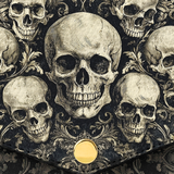 "Deathmark" Envelope Chain Crossbody Bag