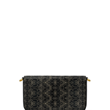 "Deathmark" Envelope Chain Crossbody Bag