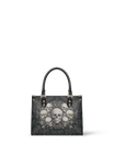 "Deathmark" - Yellow Interior - Small Leather Handbag