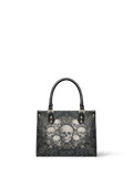 "Deathmark" - Yellow Interior - Small Leather Handbag