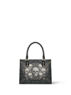 "Deathmark" - Yellow Interior - Small Leather Handbag