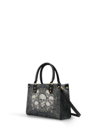 "Deathmark" - Yellow Interior - Small Leather Handbag