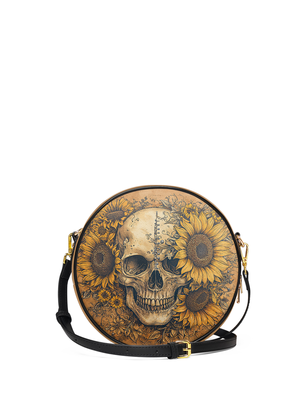 "Heliovoid" Circle Crossbody Bag