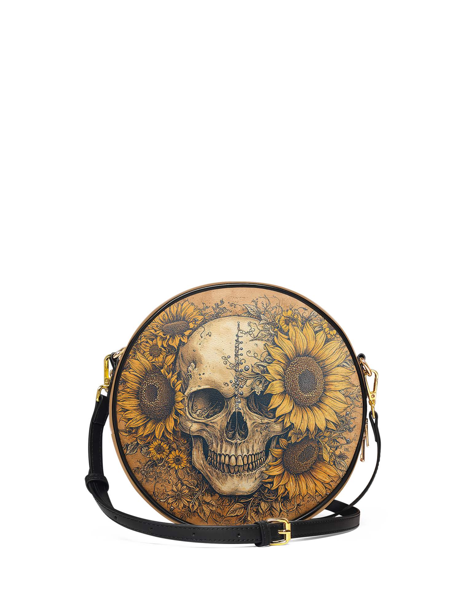"Heliovoid" Circle Crossbody Bag