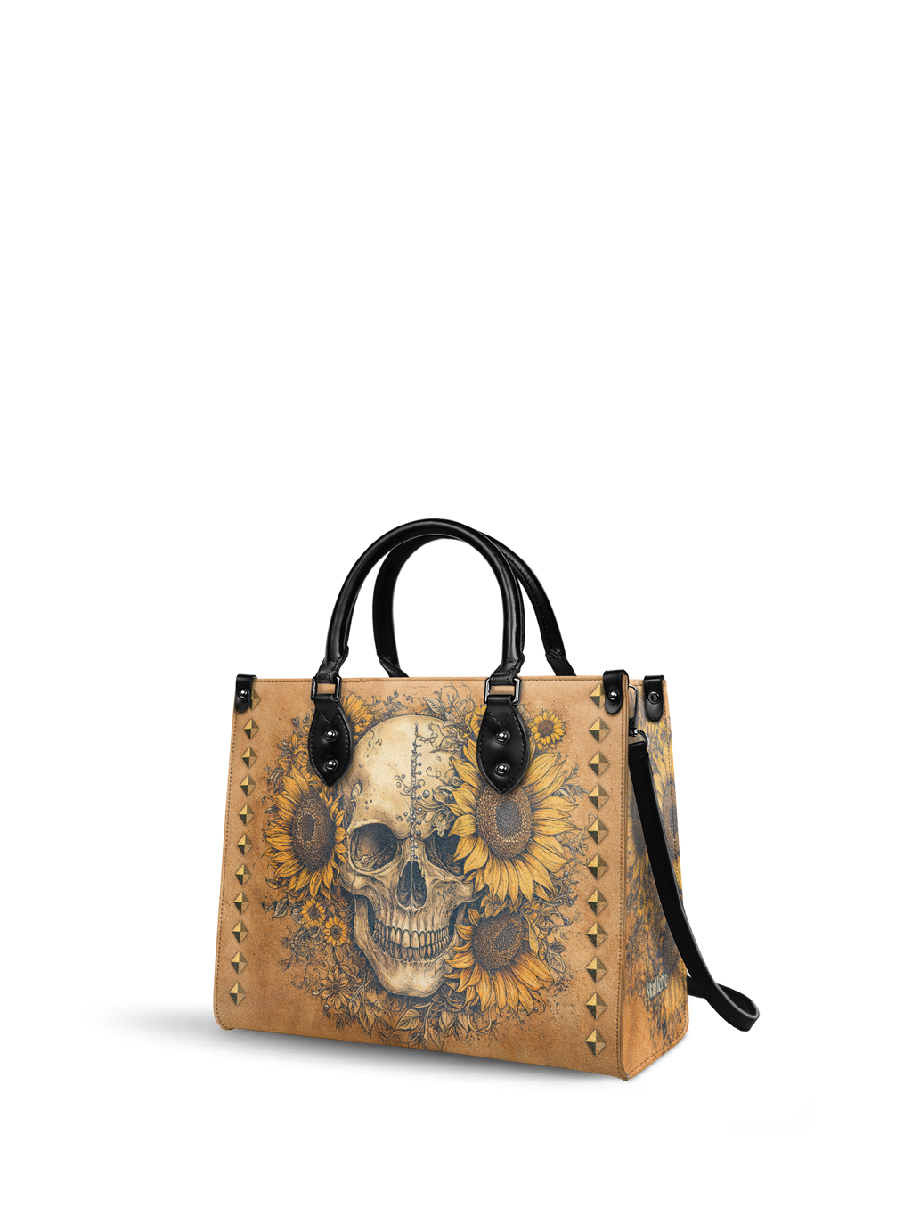 "Heliovoid" - Red Interior - Leather Handbag