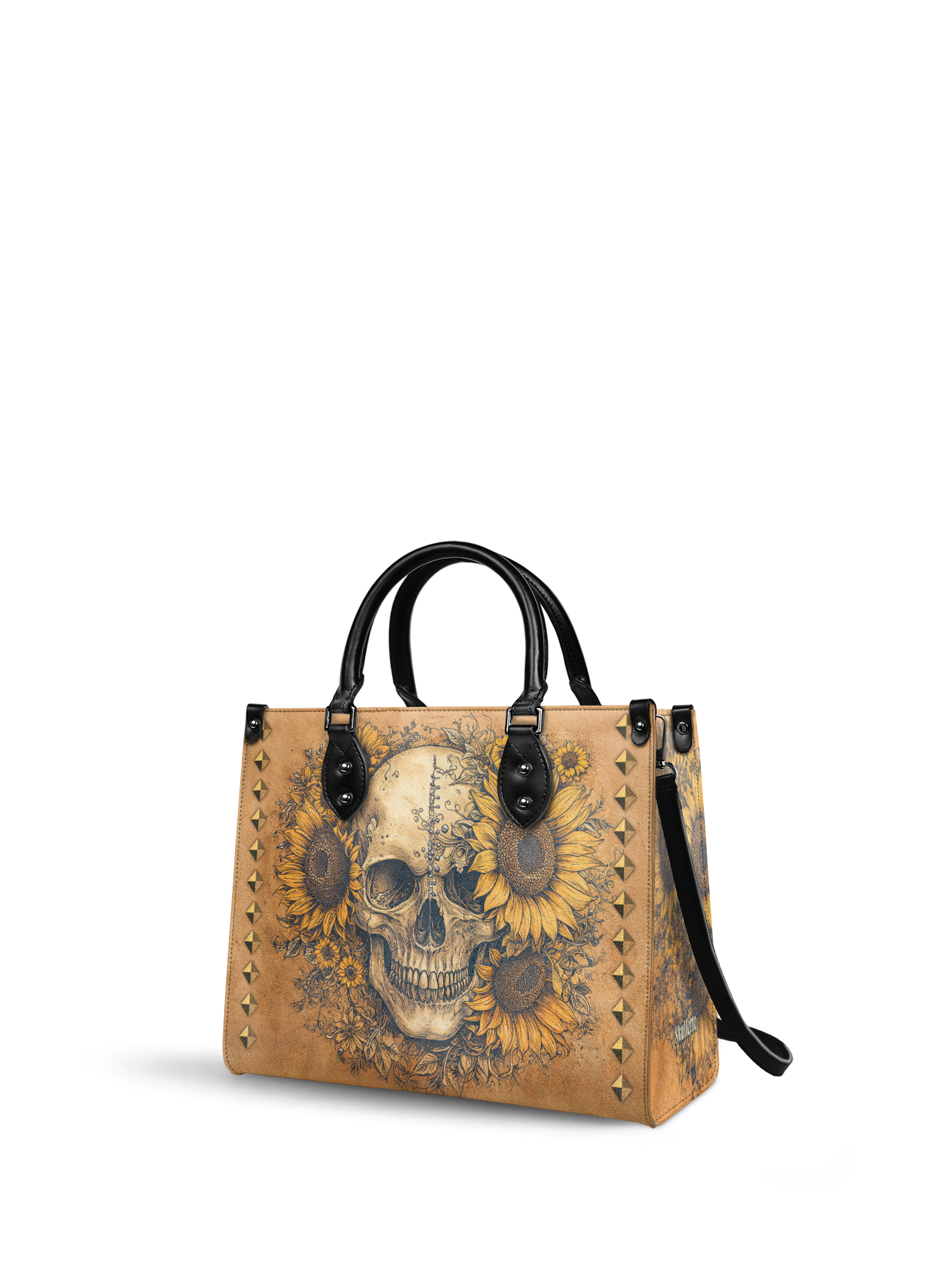 "Heliovoid" - Red Interior - Leather Handbag