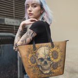 "Heliovoid" Leather Tote Bag