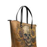 "Heliovoid" Leather Tote Bag