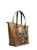 "Heliovoid" Leather Tote Bag