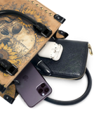 "Heliovoid" - Black Interior - Small Leather Handbag