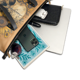 "Heliovoid" Leather Tote Bag