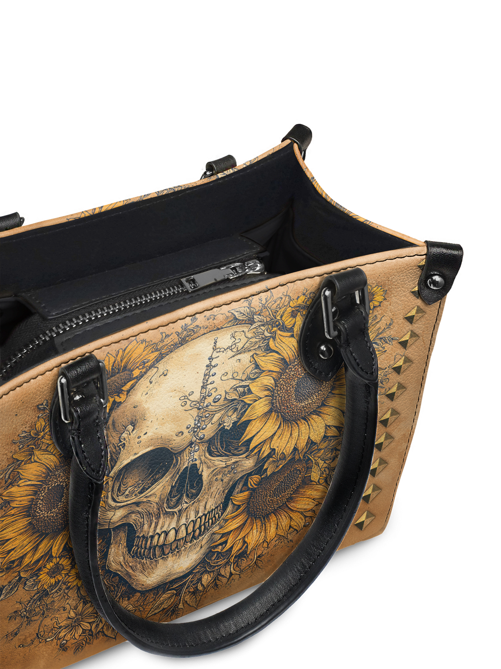 "Heliovoid" - Black Interior - Small Leather Handbag