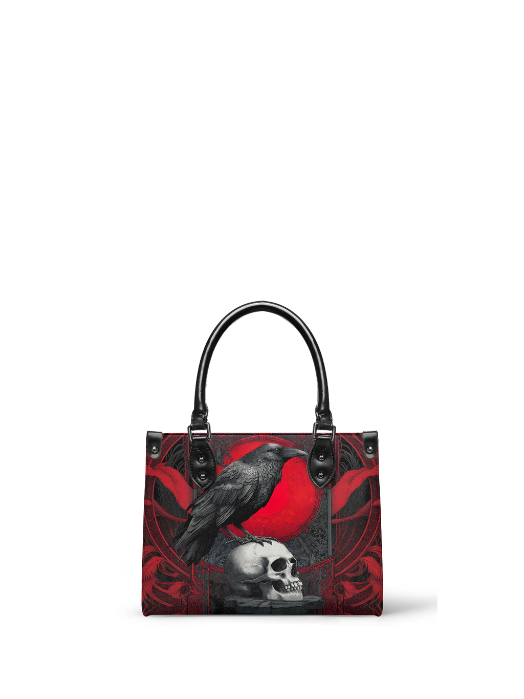 "Bloodraven" - Black Interior - Small Leather Handbag