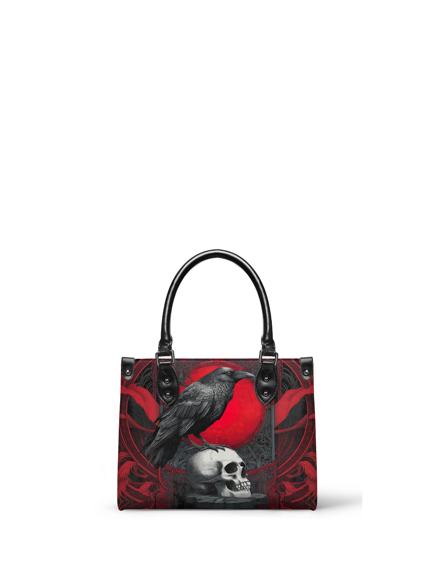 "Bloodraven" - Black Interior - Small Leather Handbag