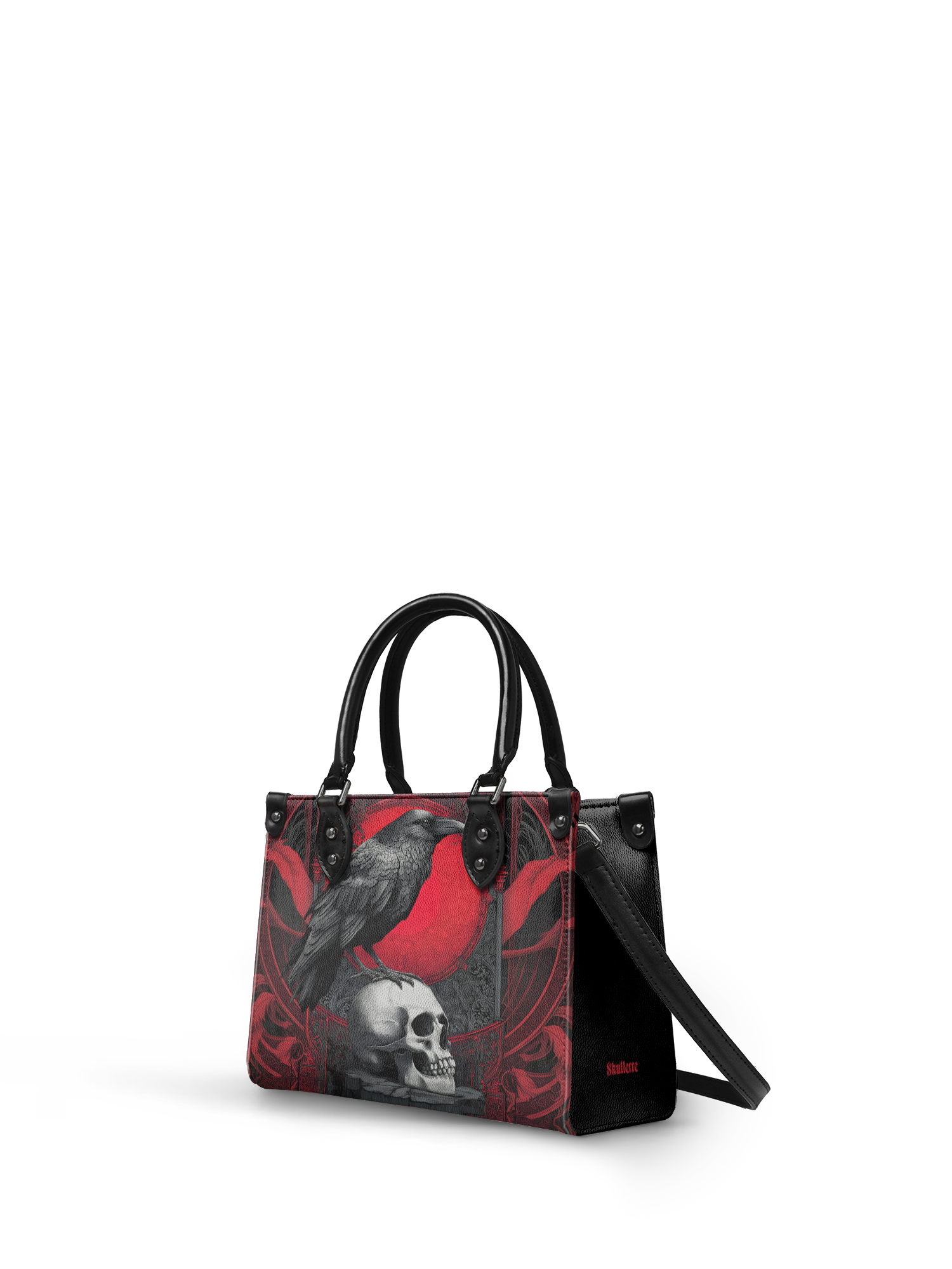 "Bloodraven" - Black Interior - Small Leather Handbag