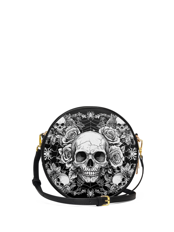 "Gravebloom" Circle Crossbody Bag