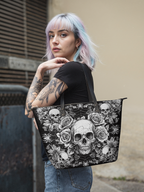 "Gravebloom" Leather Tote Bag SPOOKY DEAL
