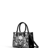 "Gravebloom" - Black Interior - Small Leather Handbag