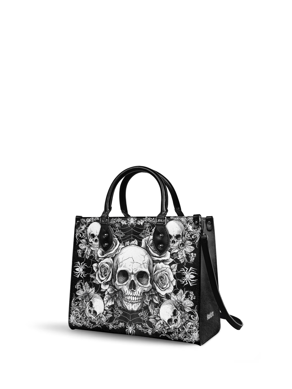 "Gravebloom" - Black Interior - Leather Handbag