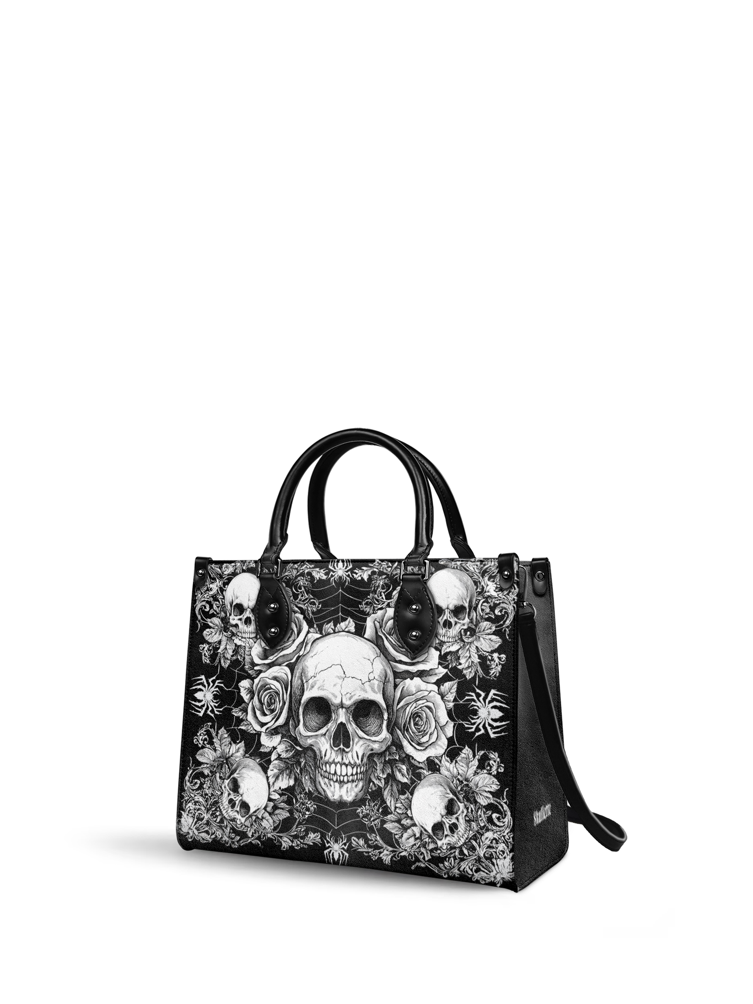 "Gravebloom" - Black Interior - Leather Handbag