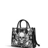 "Gravebloom" - Black Interior - Leather Handbag - 100.1 DEAL