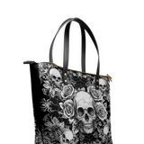 "Gravebloom" Leather Tote Bag