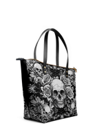 "Gravebloom" Leather Tote Bag