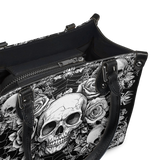 "Gravebloom" - Black Interior - Small Leather Handbag Special Deal