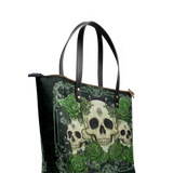 "Bloodrose" Poison Ivy Leather Tote Bag Matching SANTA Combo