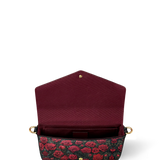 "La Roja" Envelope Chain Crossbody Bag