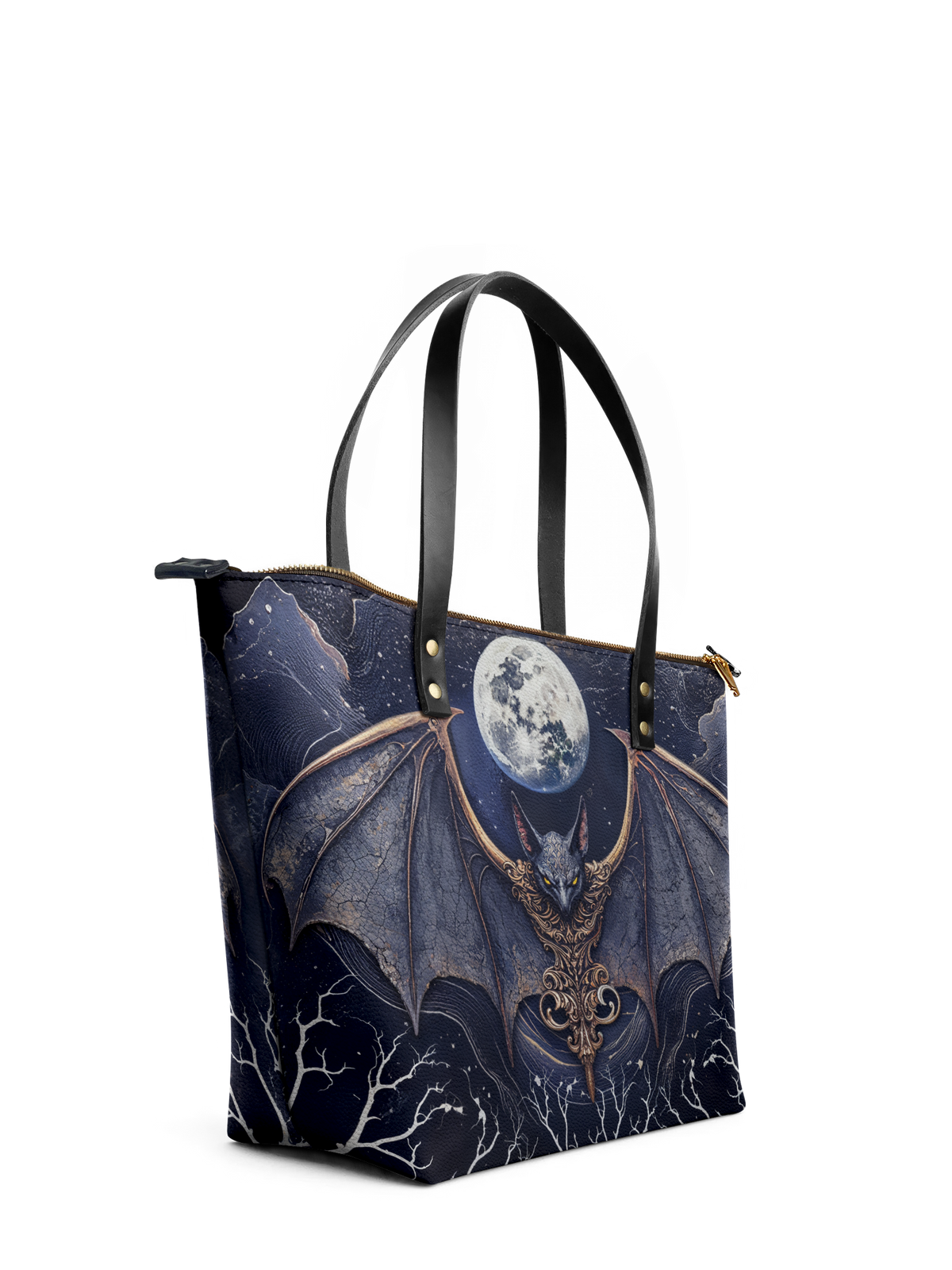 "Moonreaver" Leather Tote Bag