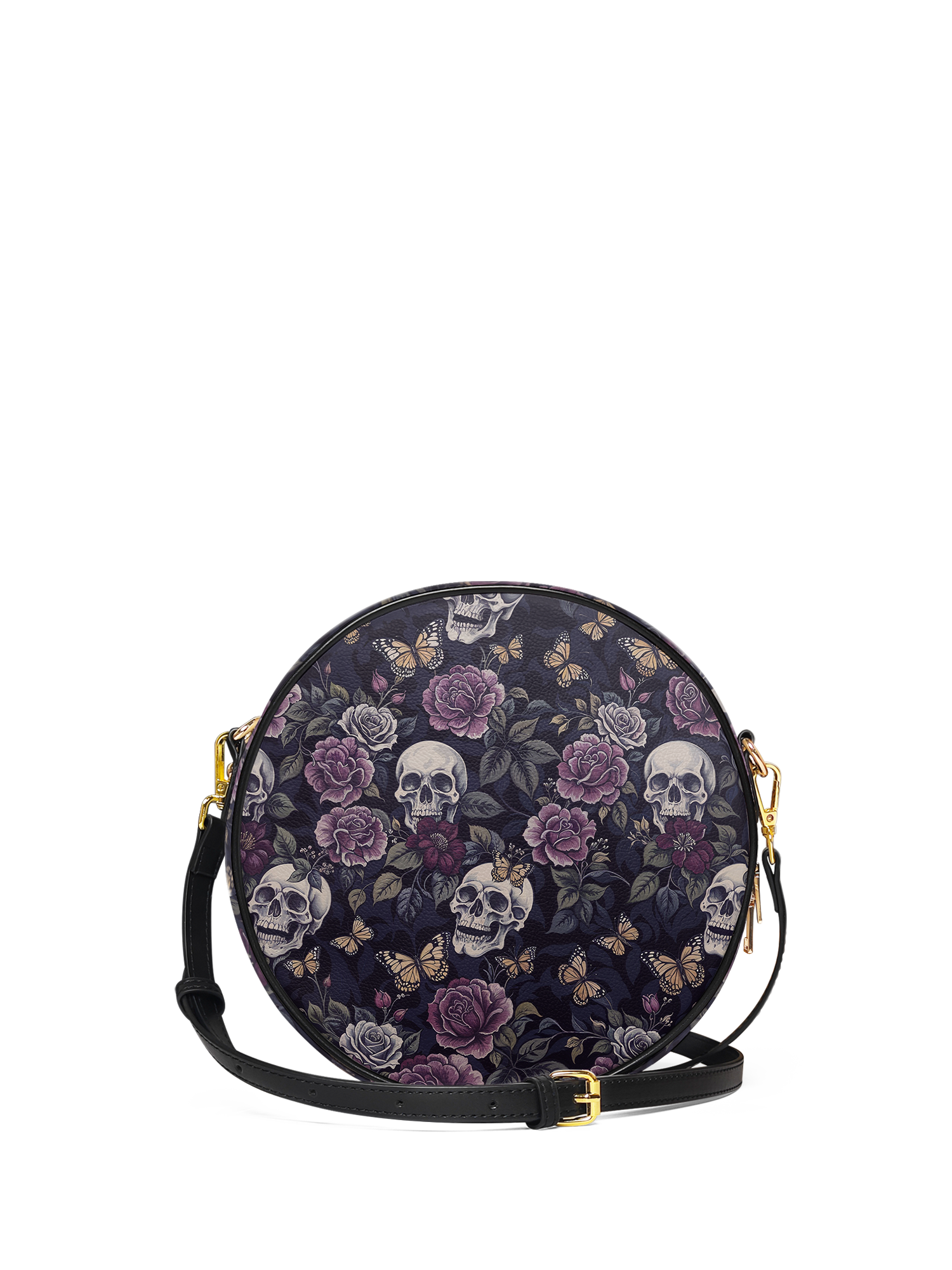 "Noctaflora" Circle Crossbody Bag