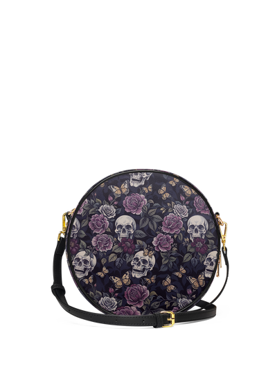 "Noctaflora" Circle Crossbody Bag